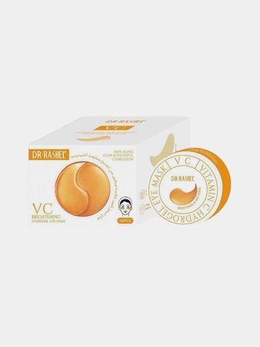 Ko‘z uchun gidrogel patchlar Vitamin c brightening & anti-aging hydrogel eye mask VC, 60 dona