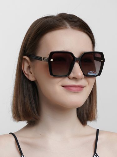 Солнцезащитные женские поляризационный очки CocoGlasses FLY-P2134JN, Коричневый