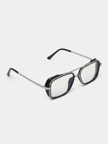 Солнцезащитные очки мужские CocoGlasses FLY-2381MUJ, Серый металлик