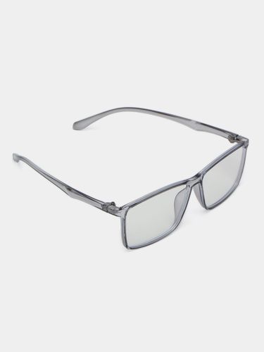 Компьютерные очки со 100% защитой унисекс CocoGlasses FLY-19208KM, Серый меланж