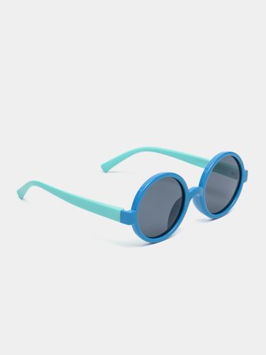 Детские гелиевые поляризационный солнцезащитные очки CocoGlasses FLY-11021GD, Синий