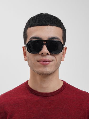 Очки солнцезащитные поляризационный от ультрафиолета CocoGlasses FLY-3194GRA, Черный