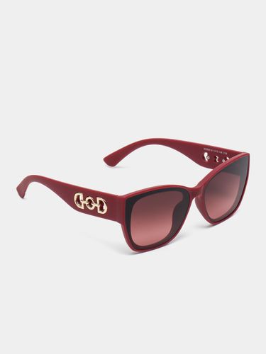 Солнцезащитные очки женские CocoGlasses FLY-9069JEN, Бордовый