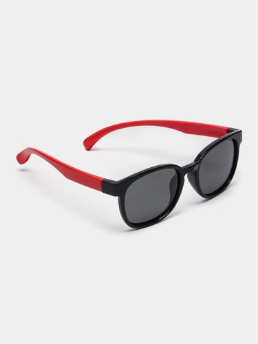 Детские гелиевые поляризационный солнцезащитные очки CocoGlasses FLY-8158GLD, Бордовый