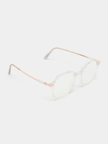 Ayollar uchun 100% himoyaga ega kompyuter ko‘zoynagi CocoGlasses FLY-2053KMJ, Shaffof