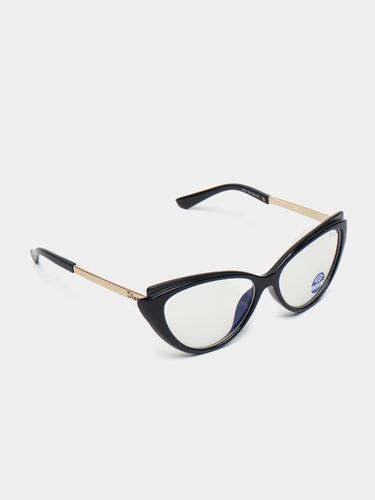 Ayollar uchun 100% himoyali kompyuter ko‘zoynagi CocoGlasses FLY-3504KJN, Qora