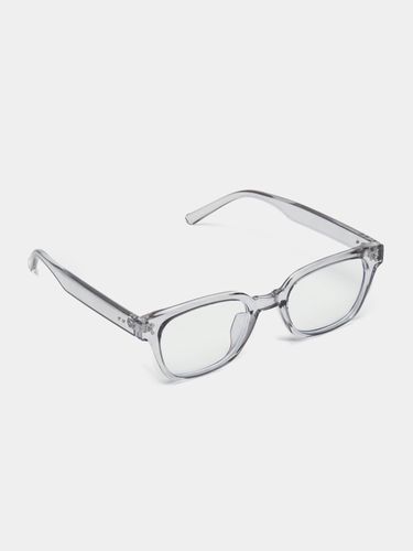 Компьютерные очки со 100% защитой мужские и женские CocoGlasses FLY-22007KM, Серый меланж