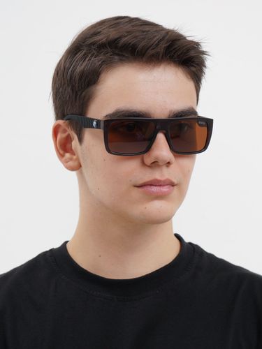 Мужские солнцезащитные поляризационные очки CocoGlasses FLY-AB1011P, Коричневый