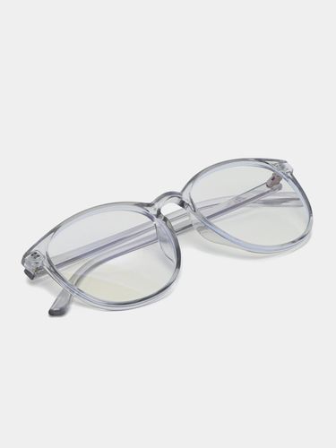 Женские и мужские компьютерные очки со 100% защитой CocoGlasses FLY-19204KJ, Серый меланж