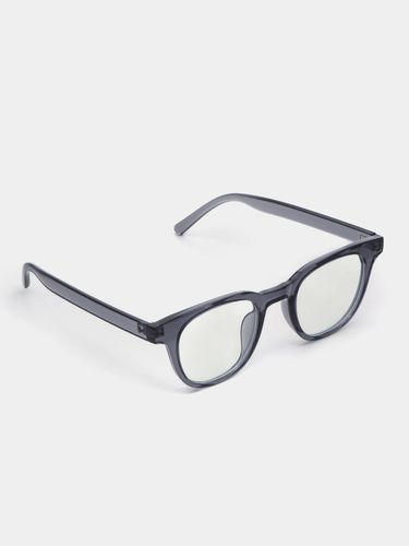 Компьютерные очки со 100% защитой мужские и женские CocoGlasses FLY-3736KMP, Серый меланж