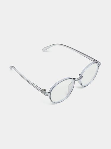 Женские и мужские компьютерные очки со 100% защитой CocoGlasses FLY-19217KJ, Серый меланж