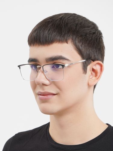 Мужские и женские универсальные компьютерные очки CocoGlasses FLY-101942T, Серебряный