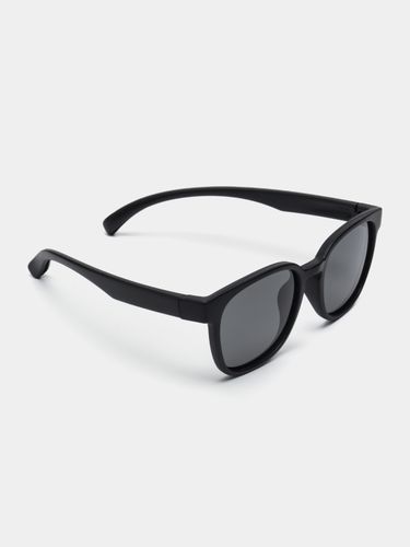 Детские гелиевые поляризационный солнцезащитные очки CocoGlasses FLY-8158GLD, Угольный