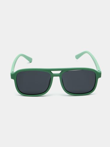 Детские гелиевые поляризационный солнцезащитные очки CocoGlasses FLY-11025GD, Зеленый