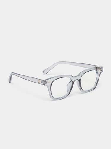 Женские и мужские компьютерные очки с 100% защитой CocoGlasses FLY-2031KJN, Серый меланж