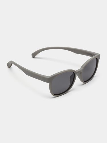 Детские гелиевые поляризационный солнцезащитные очки CocoGlasses FLY-8158GLD, Серый