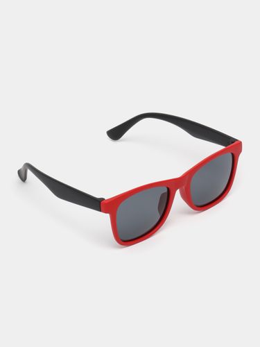 Детские гелиевые поляризационный солнцезащитные очки CocoGlasses FLY-1762GLD, Красный