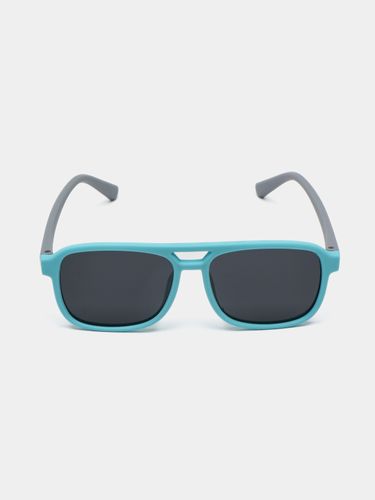 Детские гелиевые поляризационный солнцезащитные очки CocoGlasses FLY-11025GD, Голубой