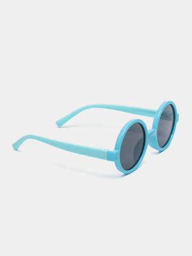 Детские гелиевые поляризационный солнцезащитные очки CocoGlasses FLY-11021GD, Голубой