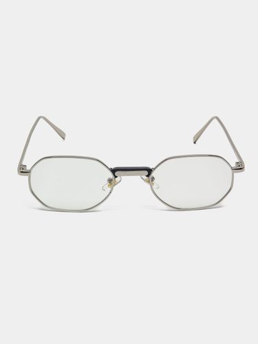 Мужские имиджевые очки CocoGlasses FLY-1618OQM, Серебряный