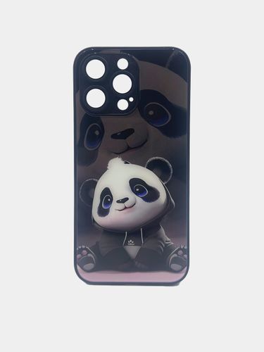 Чехол Panda для iPhone 15, Черный