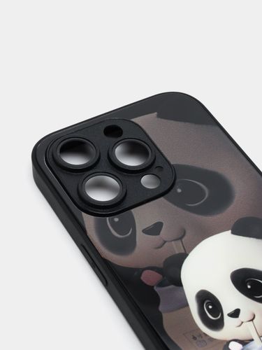 Чехол Panda для iPhone 15 Pro, Золотой, купить недорого