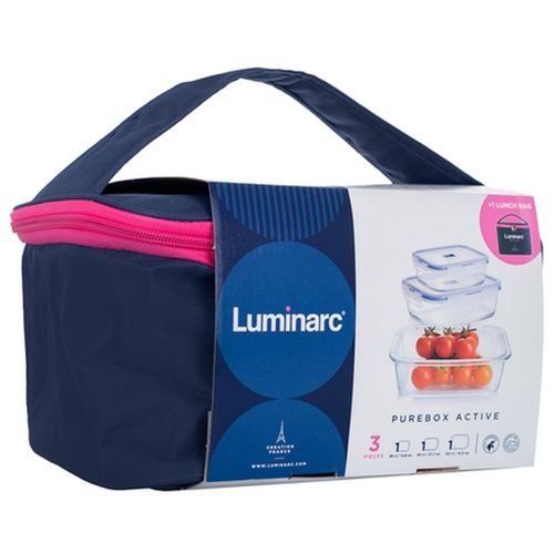 Набор контейнеров Luminarc Rect Flat Pure Box+Lunch P4129, 3 шт, фото № 4