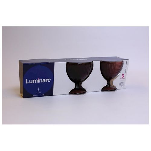 Набор креманок Luminarc Луиз лилак P2009, 3 шт, купить недорого