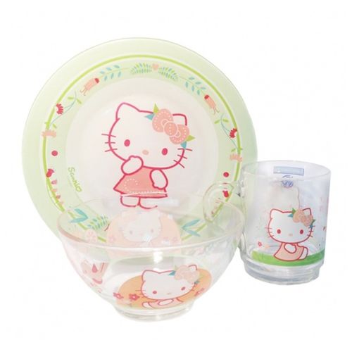 Набор детской посуды Hello Kitty J2288, 3 шт