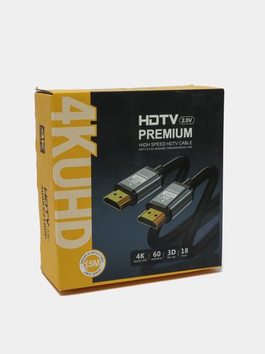 Hdmi кабель HDTV DU-23212, 1.5 м, Черный, фото