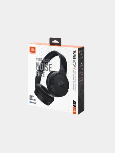 Беспроводные наушники JBL TUNE 670 NC, Черный, в Узбекистане