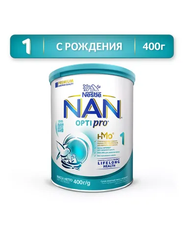 Bolalar aralashmasi NAN 1 OPTI pro, 400 g