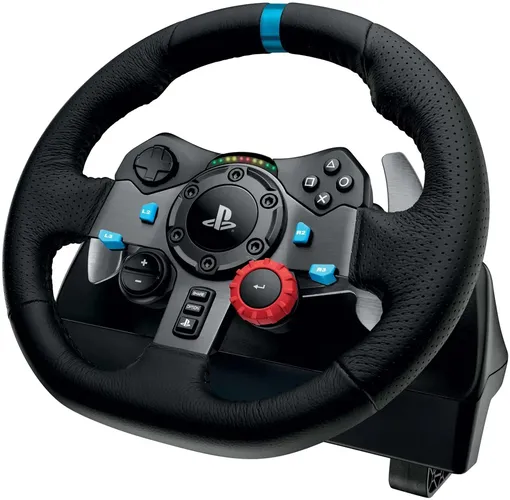 Игровой руль Logitech G29 для PS4, PS3 и компютера, Черный, фото