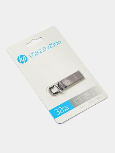 Флеш-накопитель HP v250w, Хром