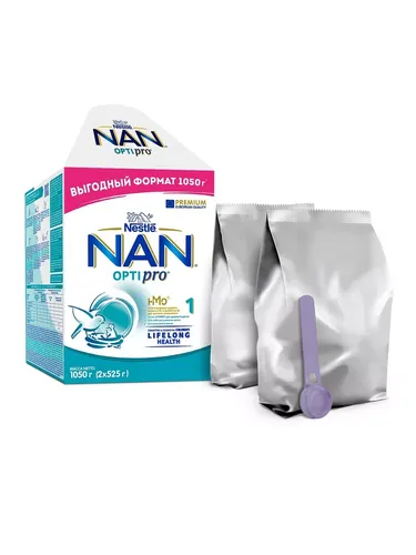 Детская смесь NAN 1 OPTI pro, 2x525g, фото № 4