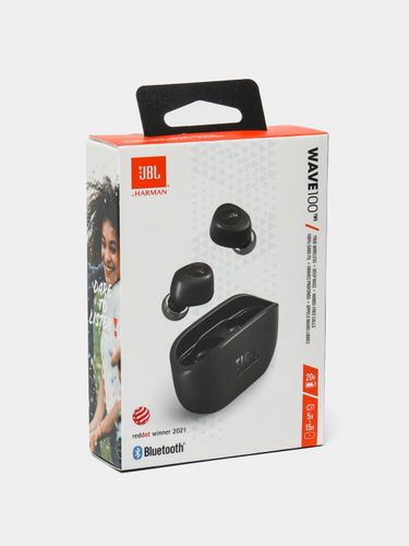 Беспроводные наушники JBL Wave 100 TWS, Черный, sotib olish