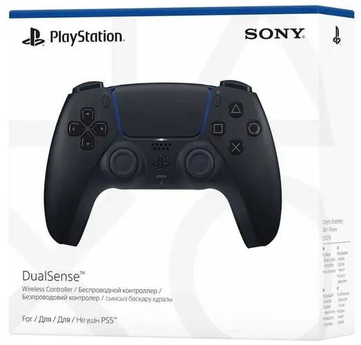 Беспроводной джойстик PS5 контроллер DualSense, Черный, купить недорого