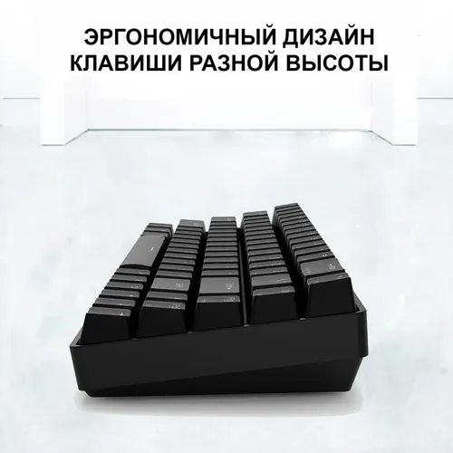 Игровая клавиатура Metoo GK68, Черный, фото