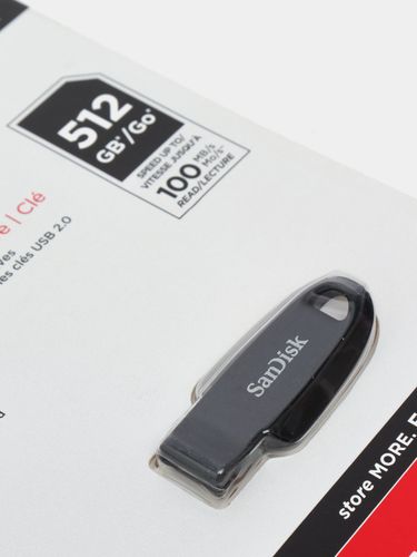 Флеш-накопитель SanDisk Ultra Curve, Черный, 67000000 UZS