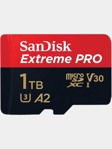 Карта памяти Sandisk Extreme Pro SDXC UHS-IU3, Черный, фото