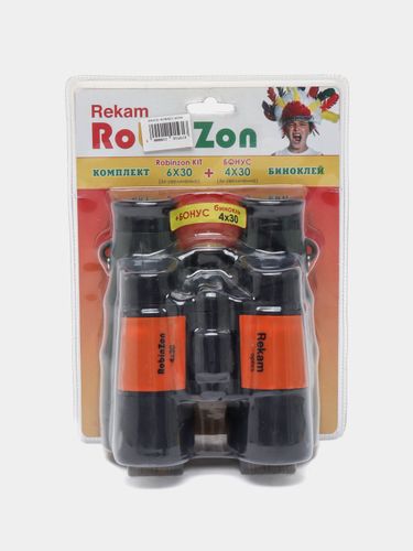 Бинокль комплект Rekam RobinZon Kit, Хром