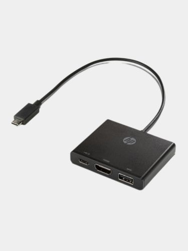 Адаптер переходник HDMI HP, Черный, в Узбекистане