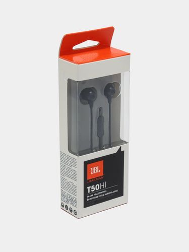 Проводные наушники JBL T50HI, Синий, в Узбекистане