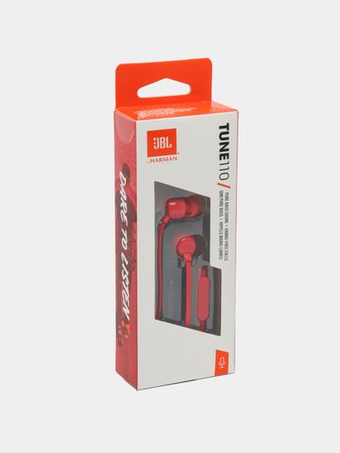 Simli quloqchinlar Jbl tune 110, qizil, купить недорого