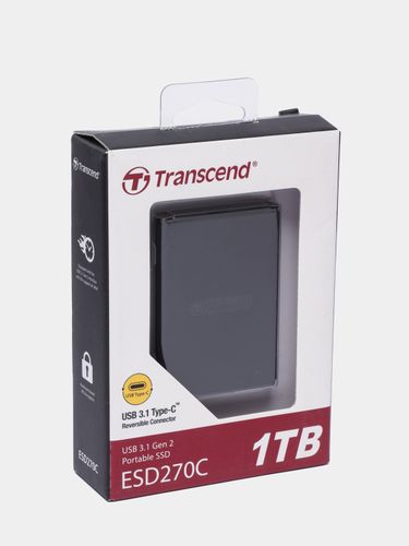 Внешний жесткий диск Transcend SSD ESD270C, Черный, в Узбекистане