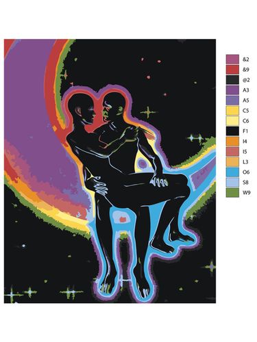 Картина по номерам "Пара в альтернативной реальности" ARTR81, 12900000 UZS