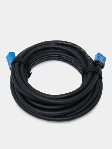 Кабель HDMI 4k 2.0 кабель в прочной оплетке HDTV 3m, Черный