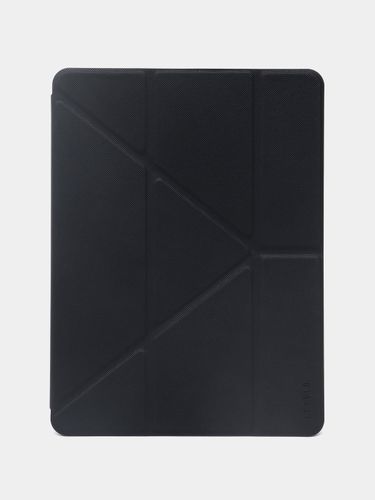 Universal g'ilof  iPad 10.2 Levelo Elegante Hybrid Leather, Qora