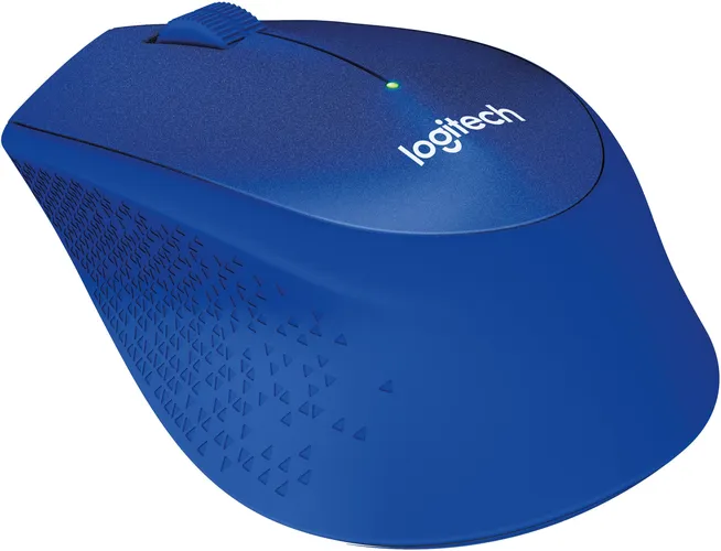 Беспроводная мышка Logitech M330 Silent Plus бесшумная оптическая, Синий