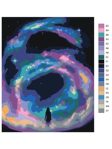 Картина по номерам "Путь в бесконечность" ARTR44, 12900000 UZS